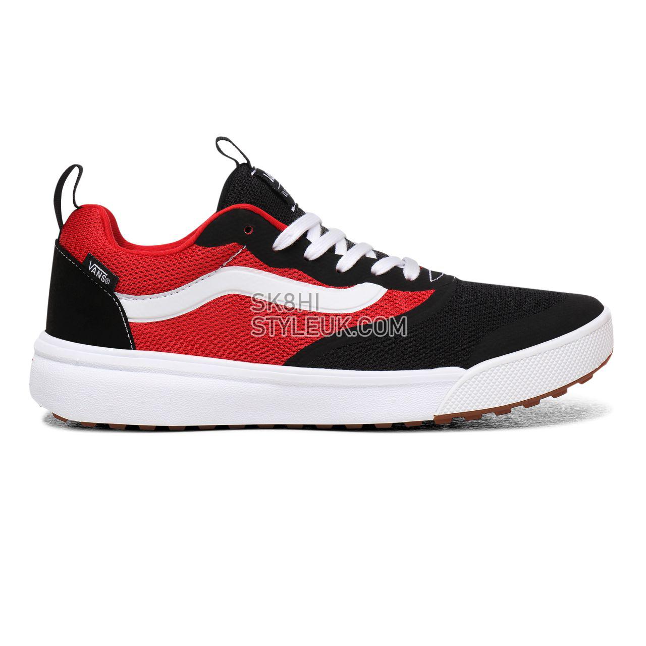 Vans 2-Tone UltraRange Rapidweld Black Classic Mens Womens - (Two Tone) Black/Red VN0A3MVUXV8 Shoes