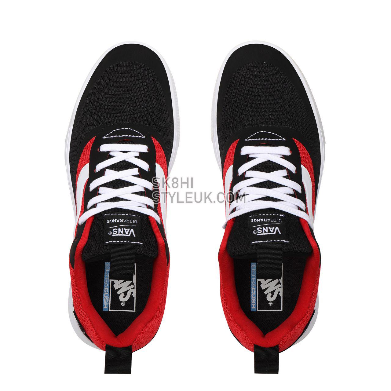 Vans 2-Tone UltraRange Rapidweld Black Classic Mens Womens - (Two Tone) Black/Red VN0A3MVUXV8 Shoes