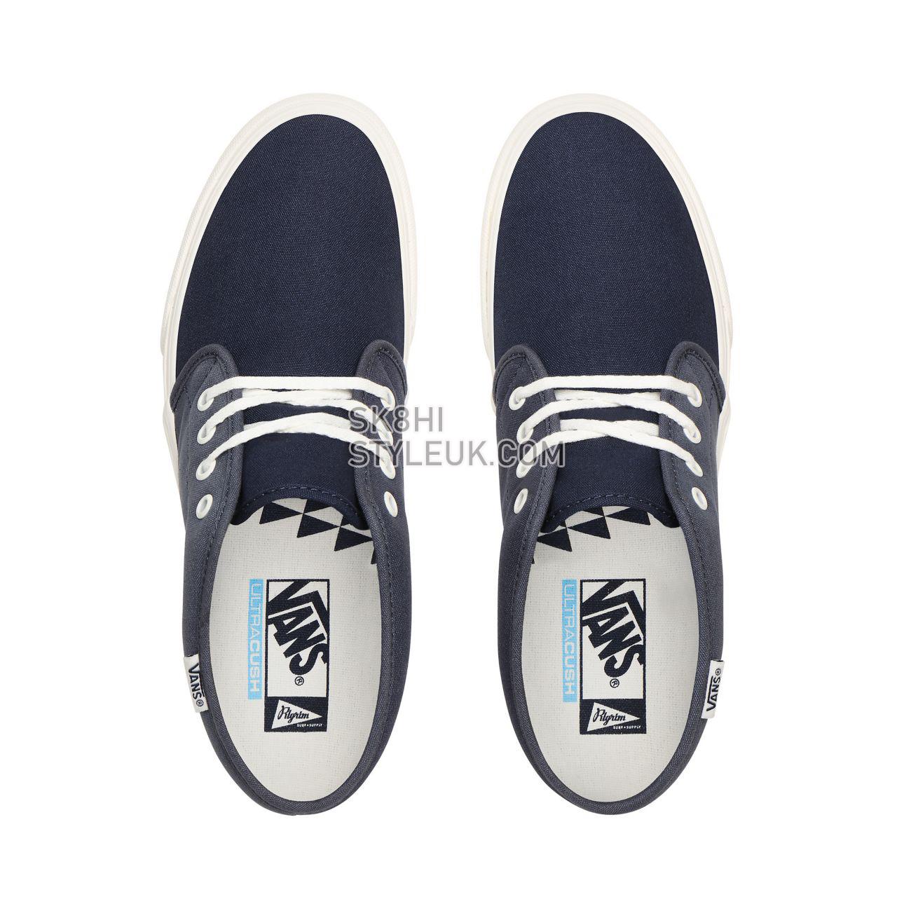 Vans x Pilgrim Chukka DX Surf Navy Classic Mens Womens - (Pilgrim) Orion Blue/Marshmallow VN0A3TK8WR4 Shoes