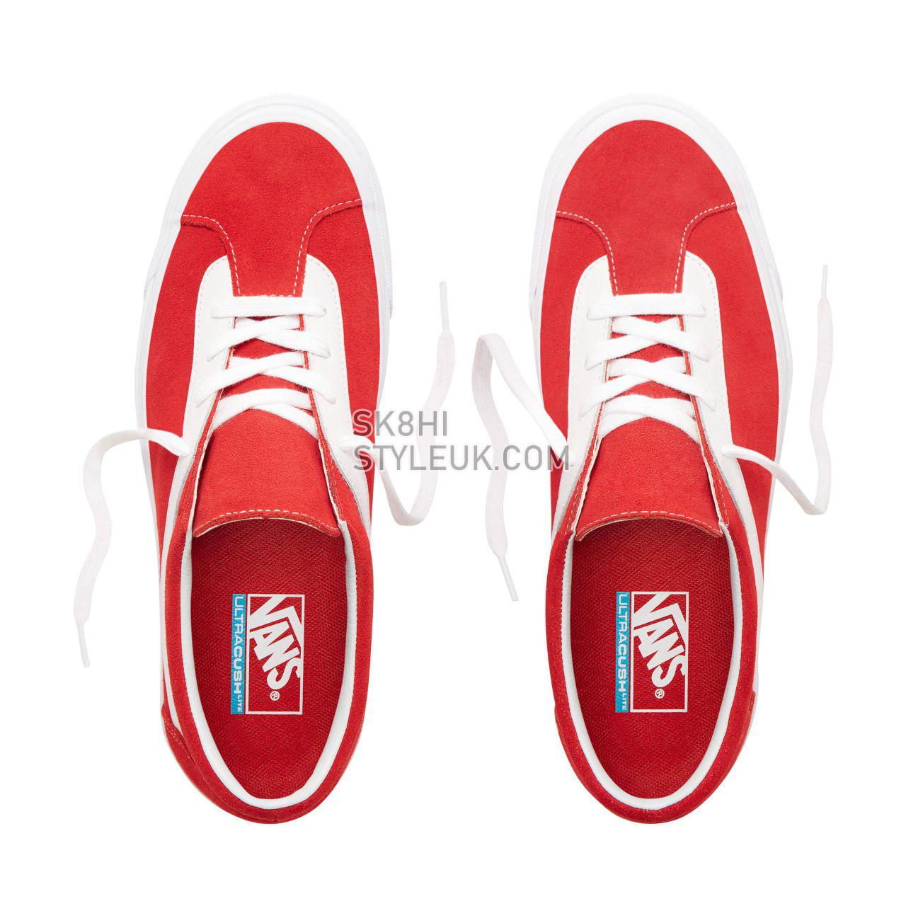 Vans Staple Bold Ni Classic Mens Womens - (Staple) Racing Red/True White VN0A3WLPULC Shoes