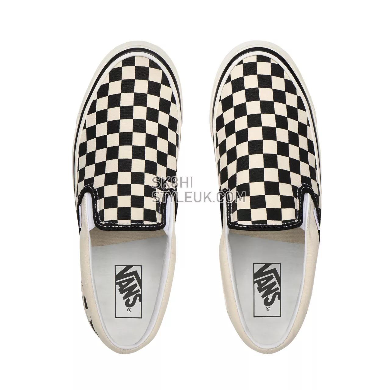 Vans Anaheim Factory Classic Slip-On 98 DX Black Classic Mens Womens - (Anaheim Factory) Og Fast Times VN0A3JEXWVP Shoes