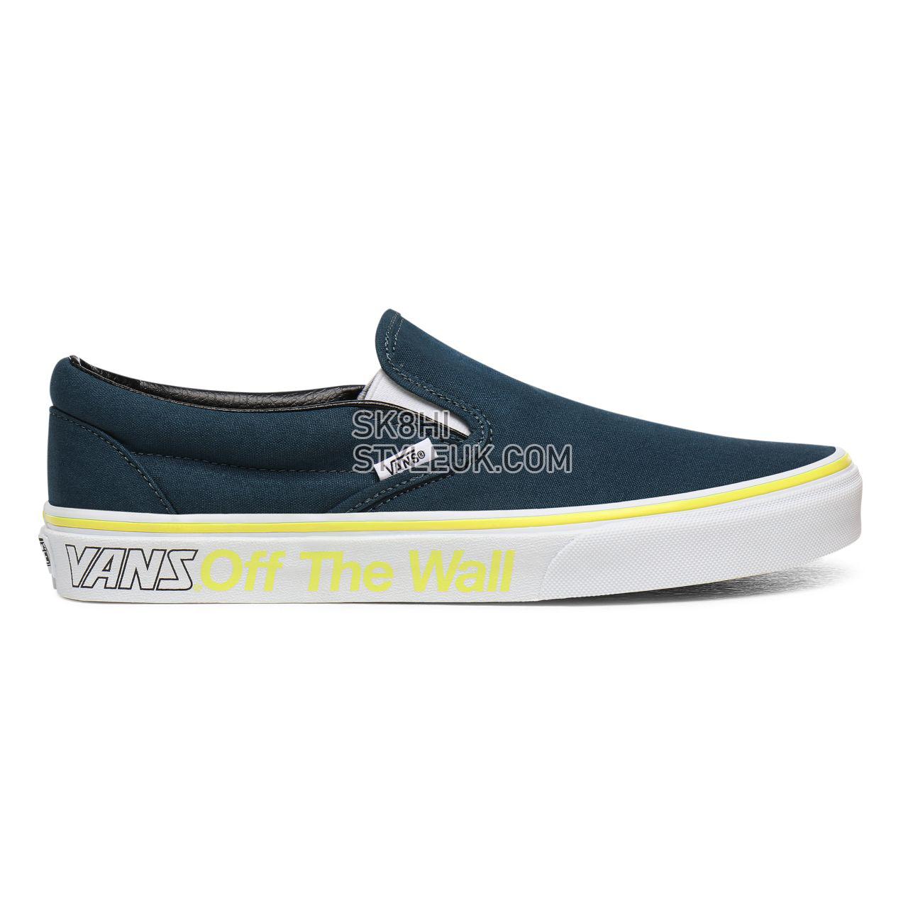 Vans Sport Classic Slip-On Navy Classic Mens Womens - (Sport) Multi/True White VN0A4U38WNA Shoes