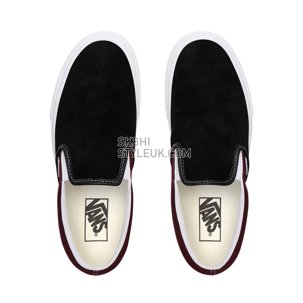 Vans P&C Classic Slip-On Black Classic Mens Womens - (P&C) Black/Port Royale VN0A4U38WT9 Shoes