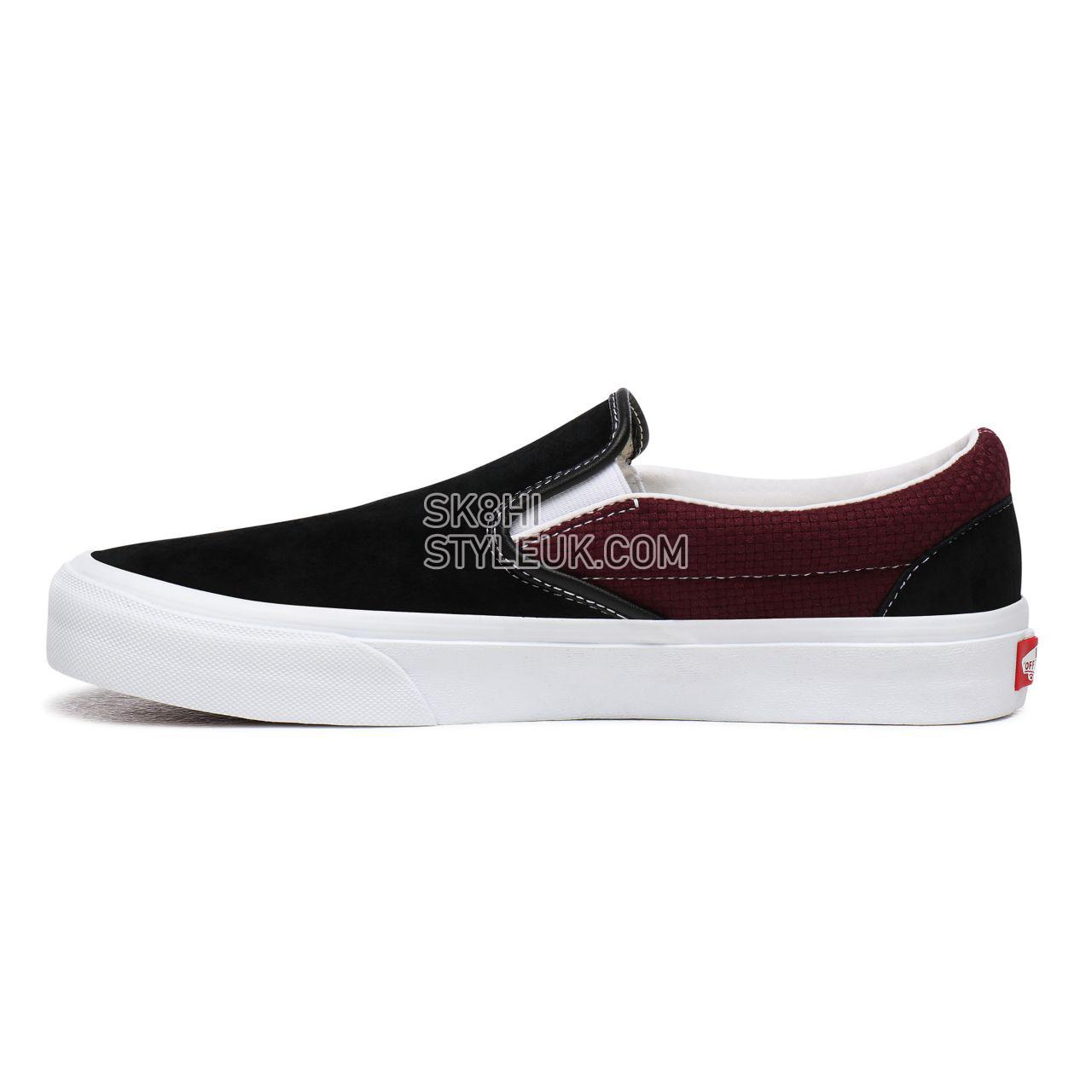 Vans P&C Classic Slip-On Black Classic Mens Womens - (P&C) Black/Port Royale VN0A4U38WT9 Shoes