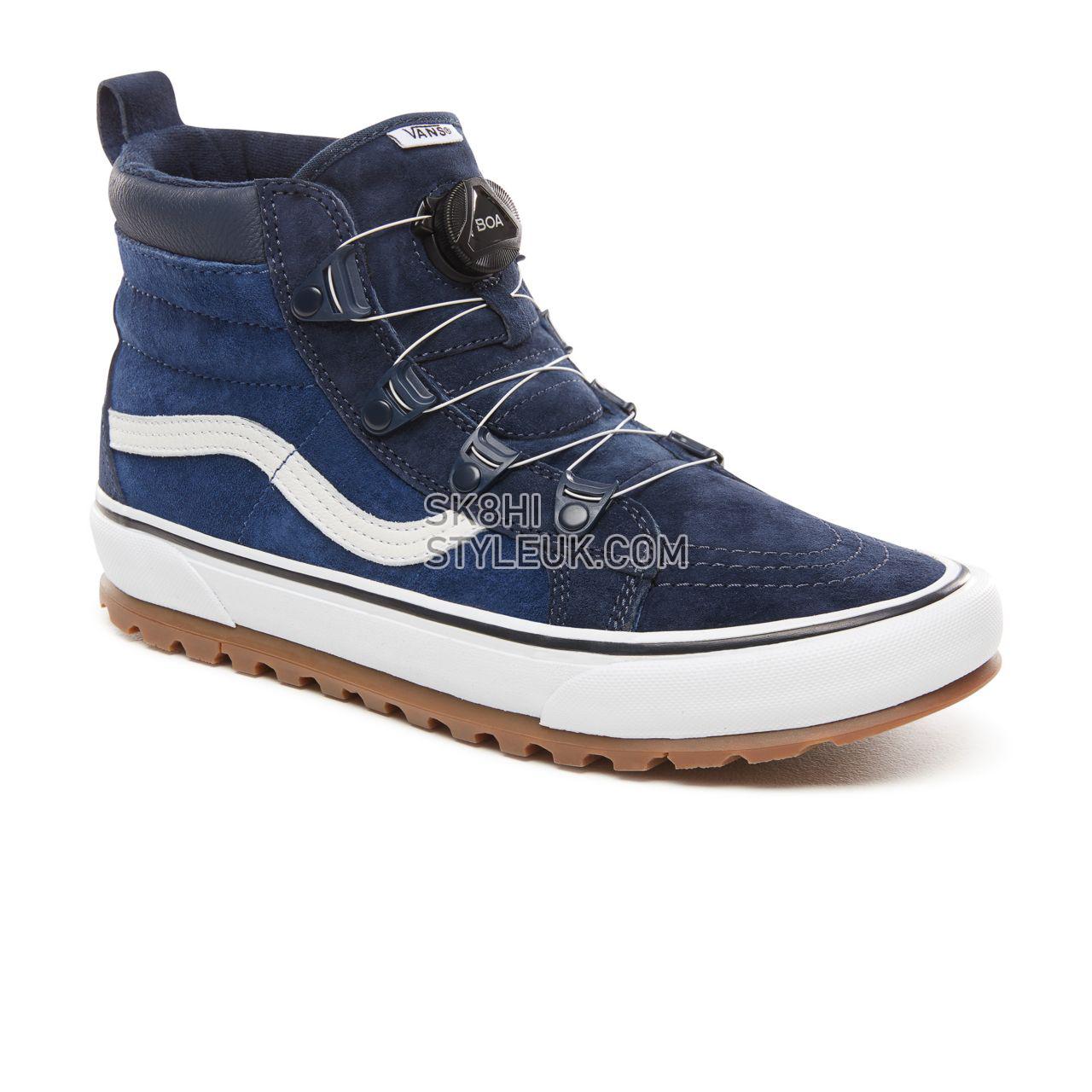 Vans Sk8-Hi MTE Boa Classic Mens Womens - (Mte) Navy/True White VN0A3ZCGUQE Shoes