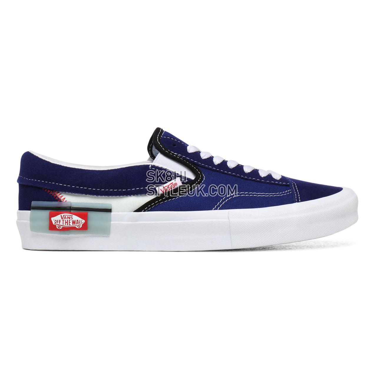 Vans Slip-On CAP Blue Classic Mens Womens - Blueprint/Bit Of Blue VN0A3WM5XHR Shoes