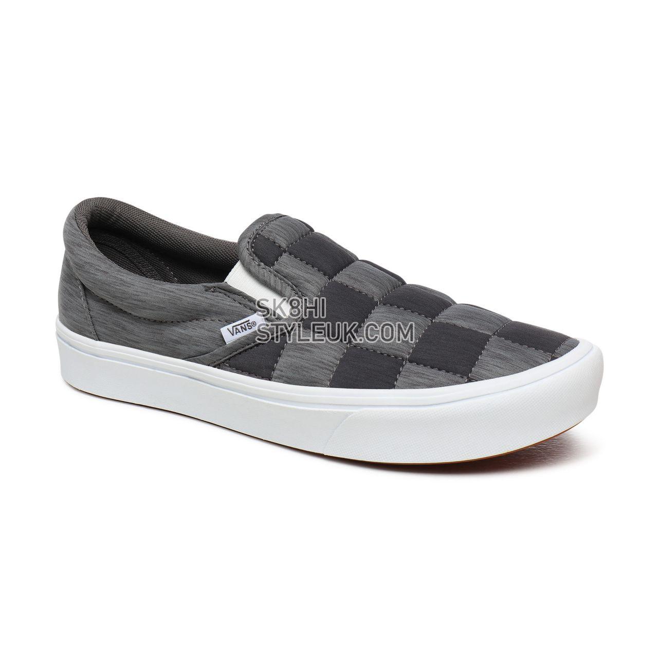 Vans x Autism Awareness ComfyCush Slip-On Grey Classic Mens Womens - (Autism Awareness) Sensory/Squish Check VN0A3WMDWX9 Shoes