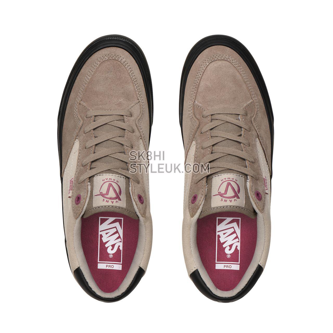 Vans Rowan Zorilla Pro Brown Classic Mens Womens - Desert Taupe/Black VN0A4TZCW8R Shoes