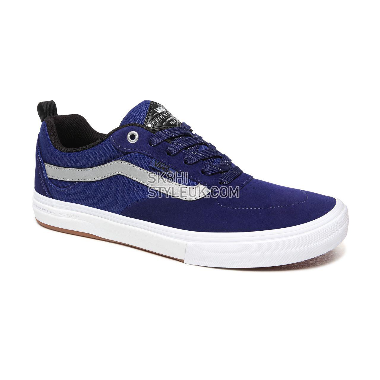 Vans Reflective Kyle Walker Pro Blue Classic Mens Womens - (Reflective) Blueprint/True White VN0A2XSGW7X Shoes