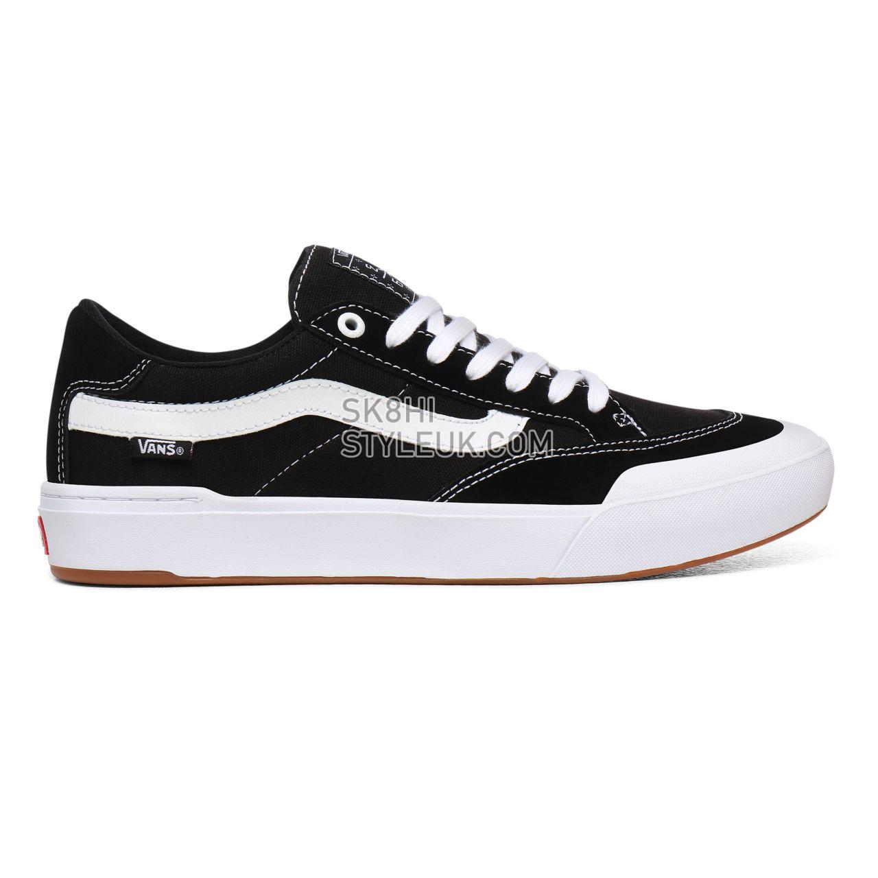 Vans Berle Pro Black Classic Mens Womens - Black-True White VN0A3WKX6BT Shoes