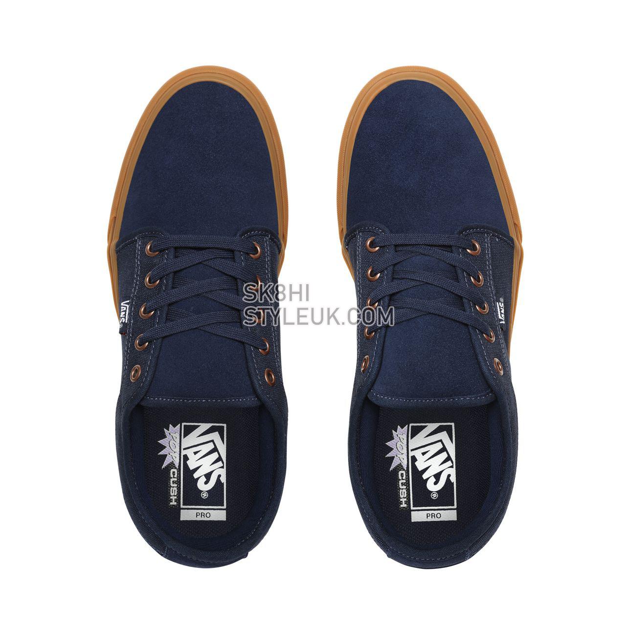 Vans Chukka Low Blue Classic Mens Womens - Dress Blues/Gum VN0A38CGFS1 Shoes