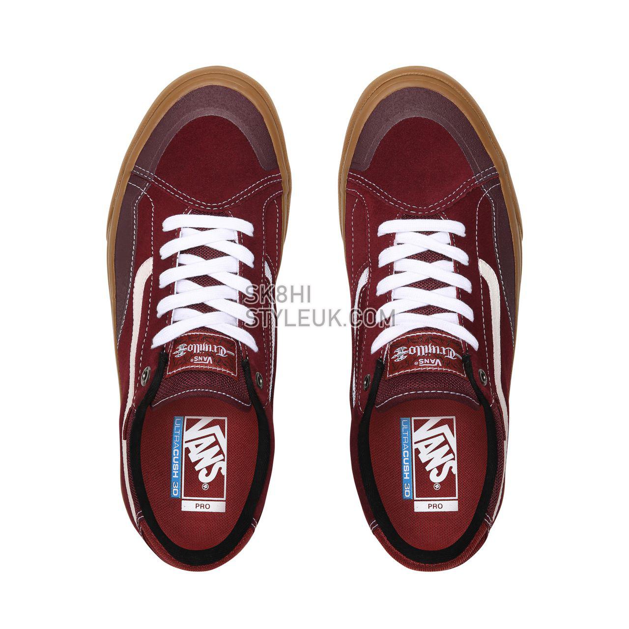 Vans TNT Advanced Prototype Pro Red Classic Mens Womens - Port Royale/Rosewood VN0A3TJXW4Q Shoes