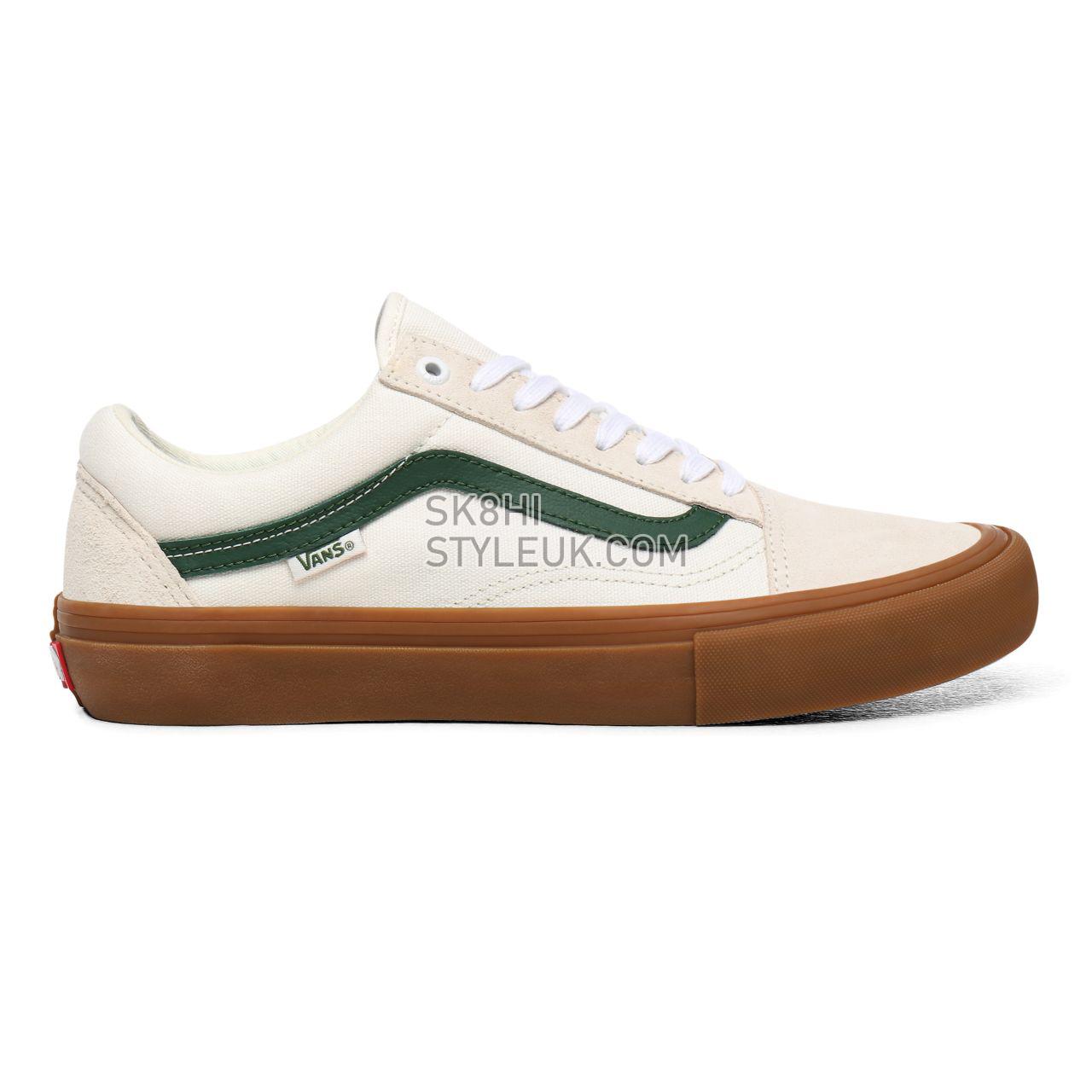 Vans Old Skool Pro Beige Classic Mens Womens - Marshmallow/Alpine VN000ZD4W8N Shoes