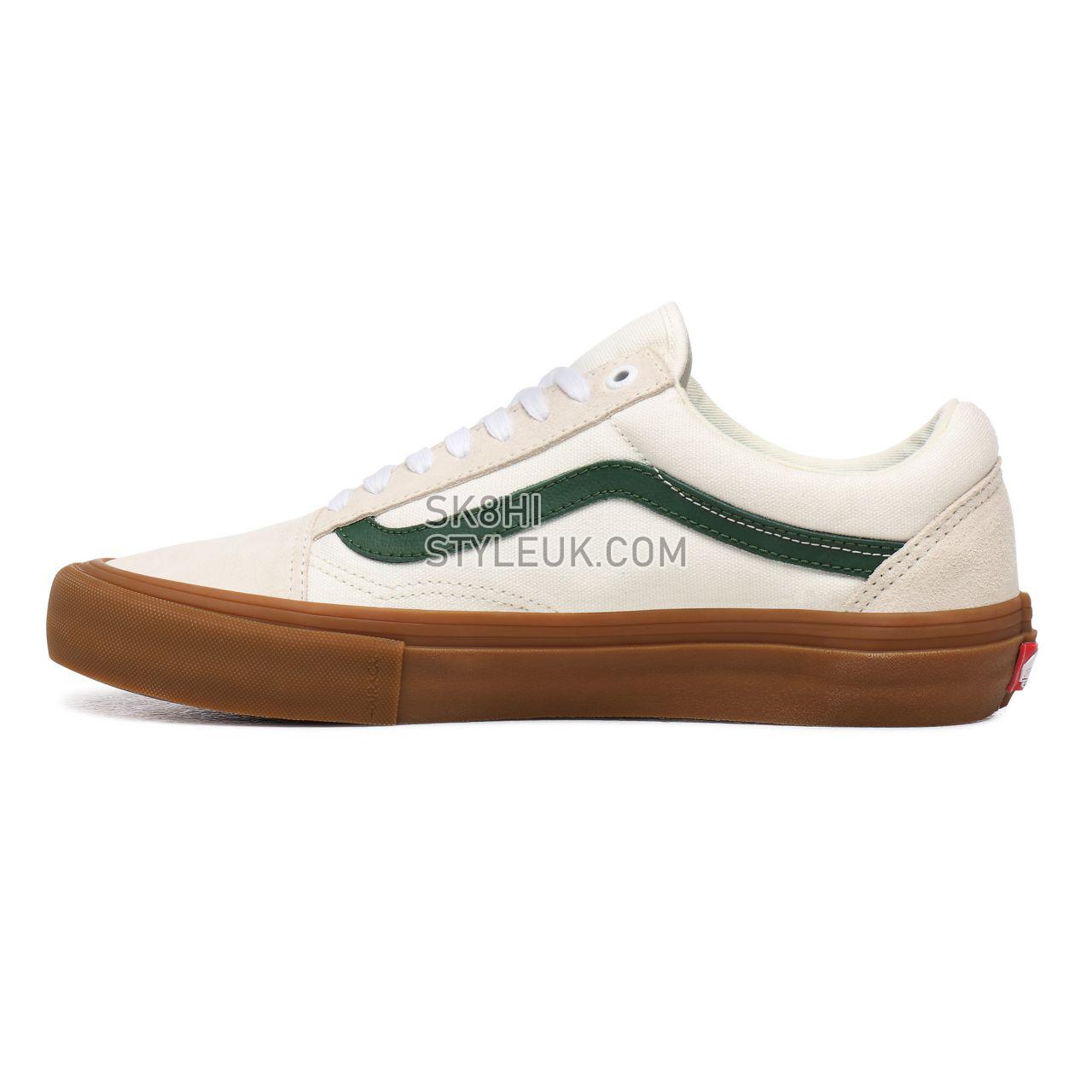 Vans Old Skool Pro Beige Classic Mens Womens - Marshmallow/Alpine VN000ZD4W8N Shoes