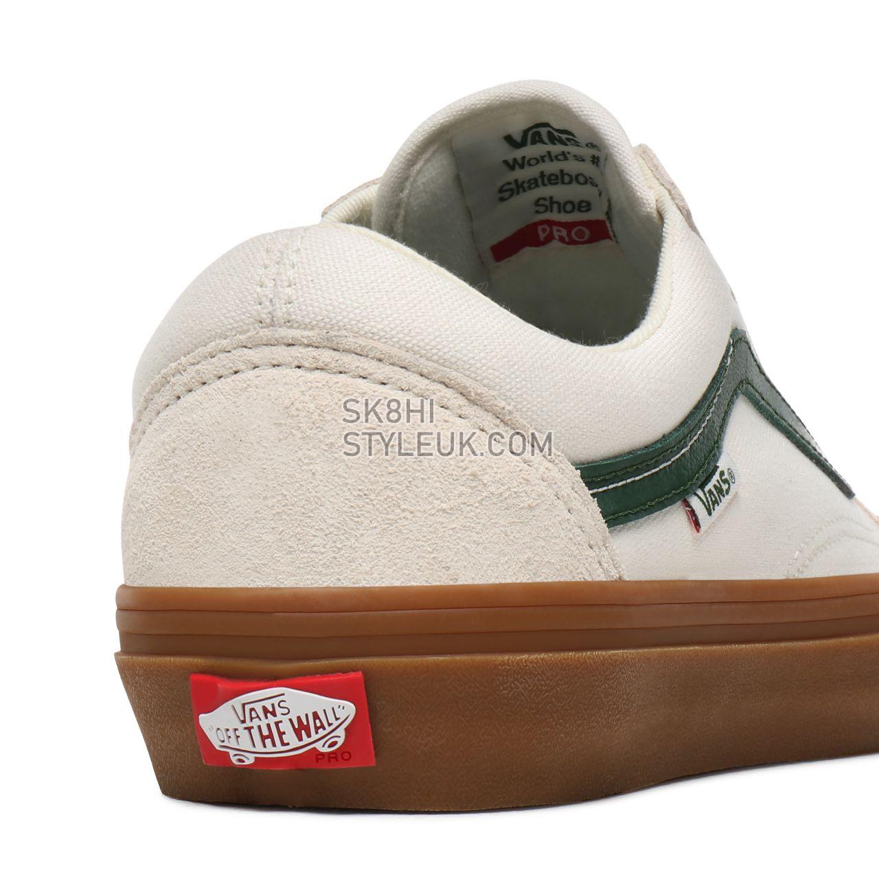 Vans Old Skool Pro Beige Classic Mens Womens - Marshmallow/Alpine VN000ZD4W8N Shoes