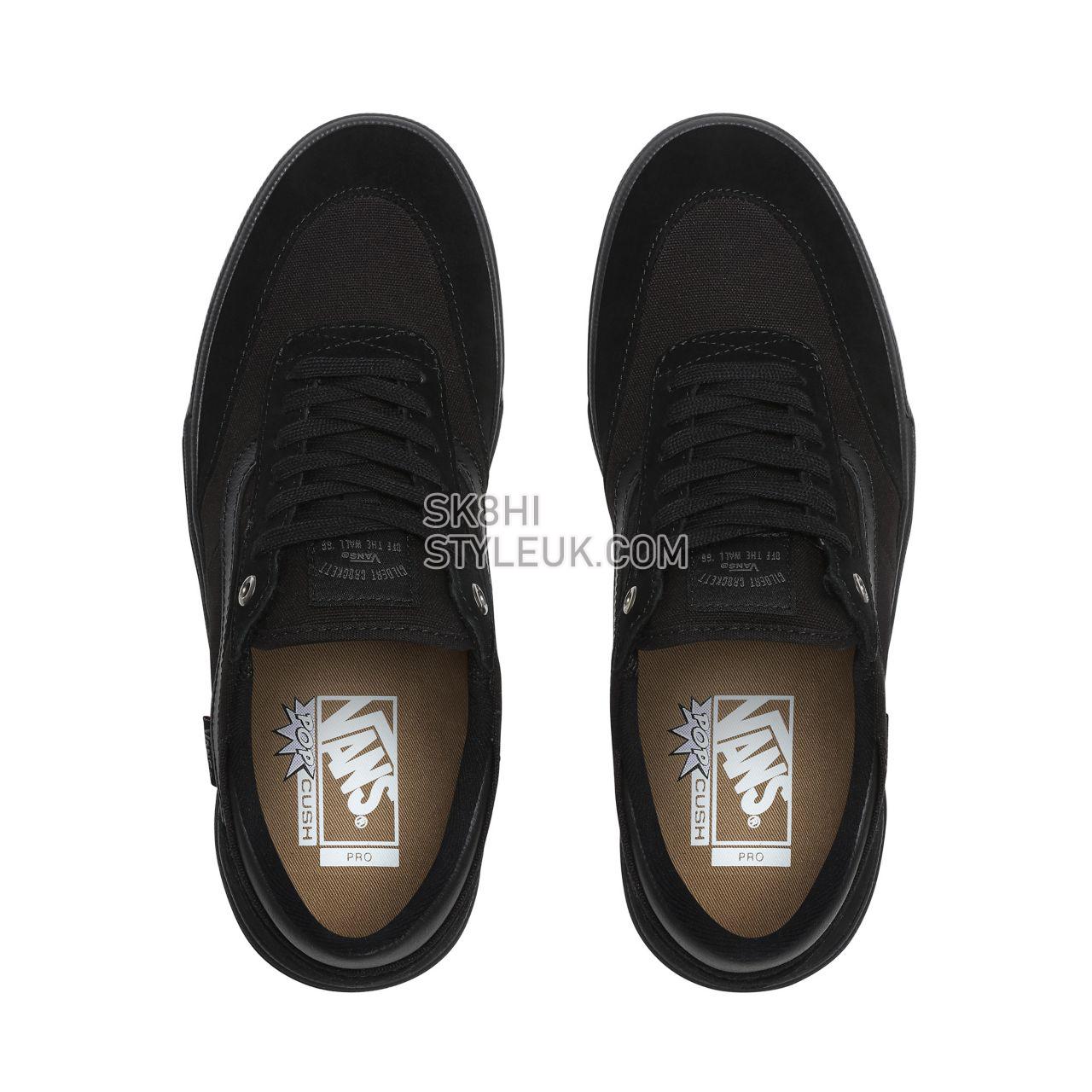 Vans Glibert Crockett Pro 2 Black Classic Mens Womens - Blackout VN0A38CO1OJ Shoes