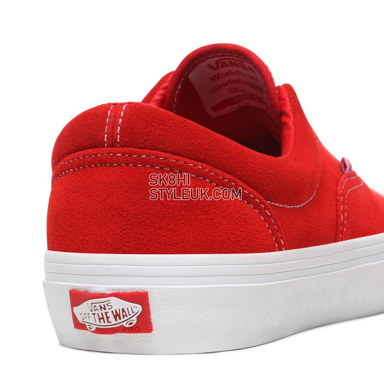 Vans Suede Era Pro Red Classic Mens Womens - (Suede) Red/White VN000VFBAJL Shoes