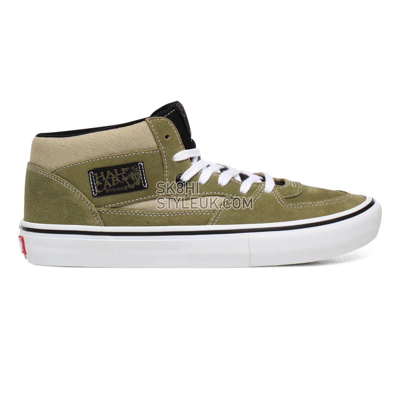 Vans Half Cab Pro Green Classic Mens Womens - Lizard/Eucalyptus VN0A38CPW70 Shoes