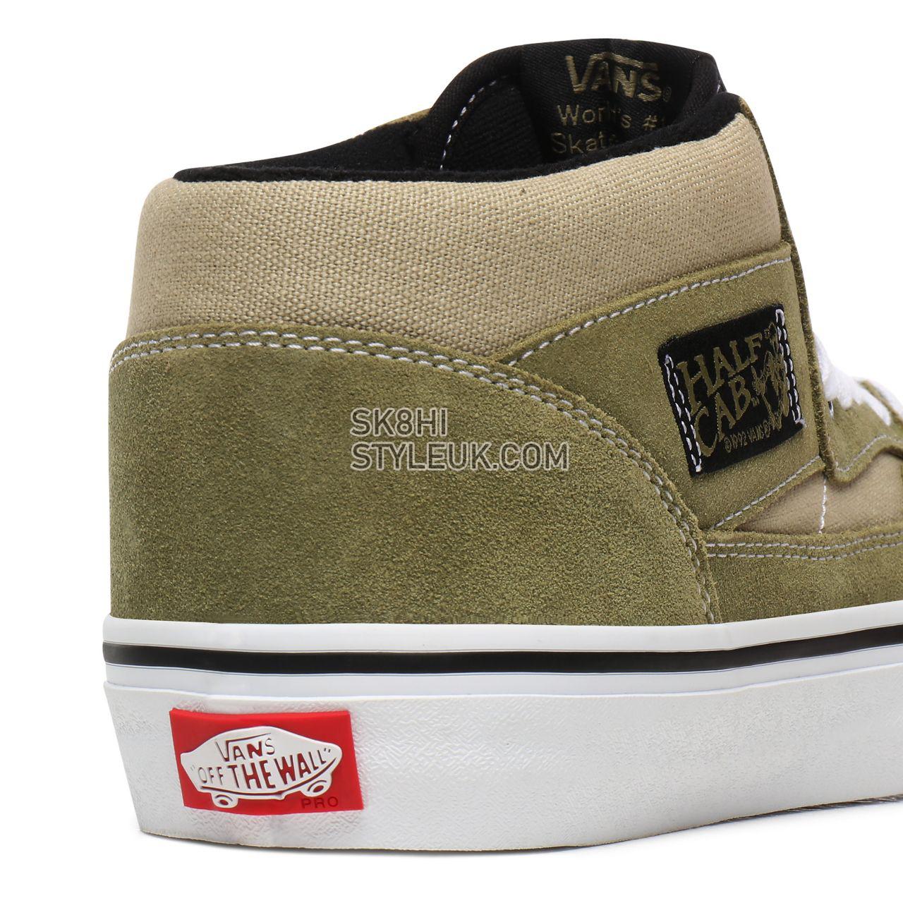 Vans Half Cab Pro Green Classic Mens Womens - Lizard/Eucalyptus VN0A38CPW70 Shoes