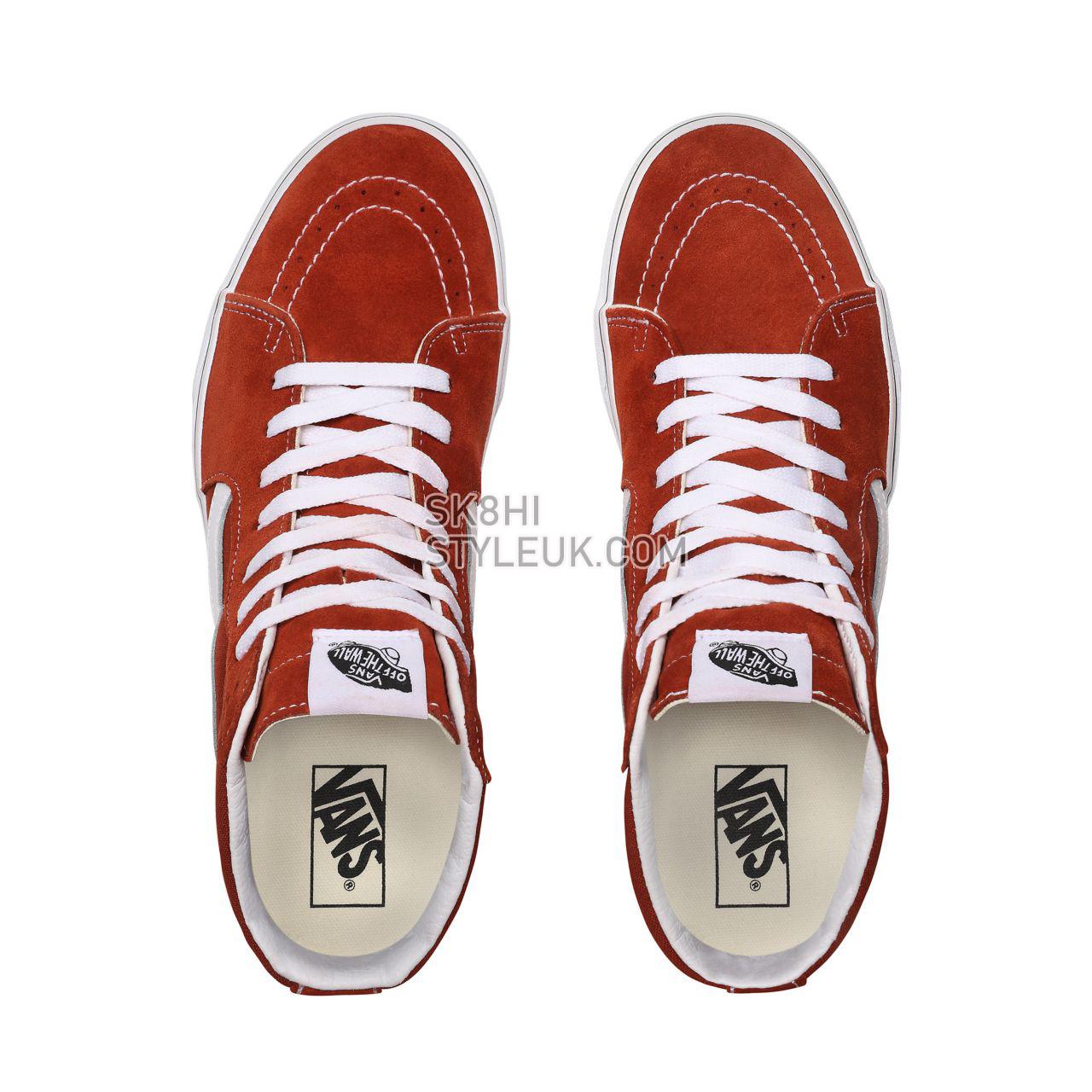 Vans Sk8-Hi Red Classic Mens Womens - Picante/True White VN0A4U3CWK8 Shoes