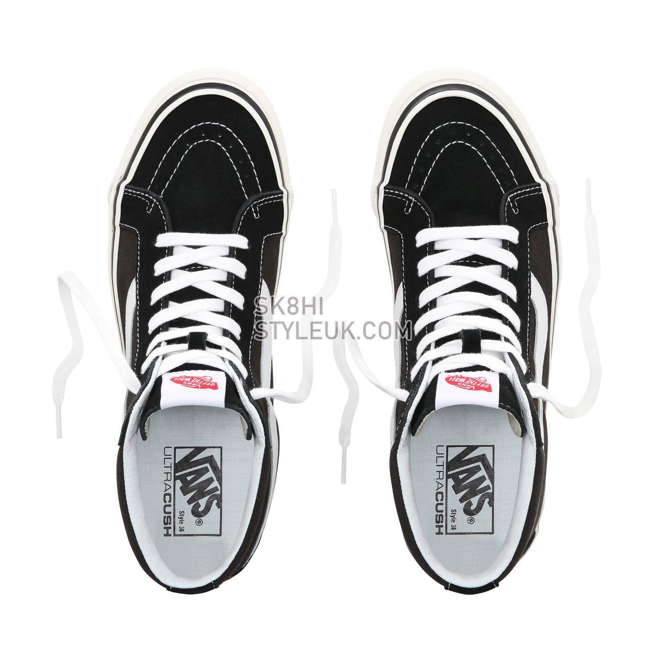 Vans Anaheim Factory Sk8-Hi 38 DX Black Classic Mens Womens - (Anaheim Factory) Black VN0A38GFPXC Shoes