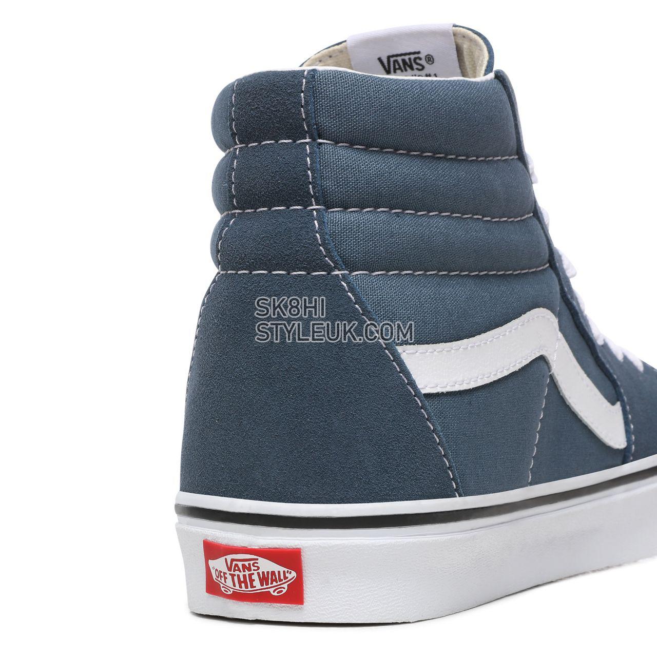 Vans Sk8-Hi Blue Classic Mens Womens - Blue Mirage/True White VN0A4U3CX17 Shoes