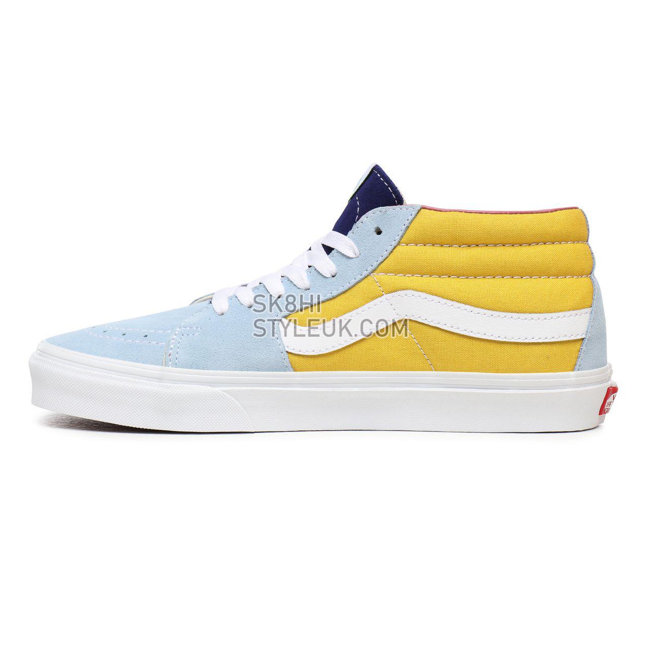 Vans Sunshine Sk8-Mid Multicolour Classic Mens Womens - (Sunshine) Multi/True White VN0A3WM3WNY Shoes