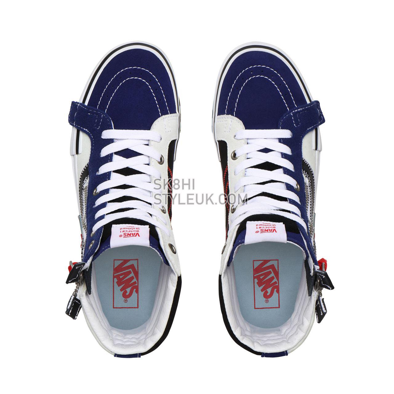 Vans Sk8-Hi Reissue CAP Blue Classic Mens Womens - Blueprint/Bit Of Blue VN0A3WM1XHR Shoes