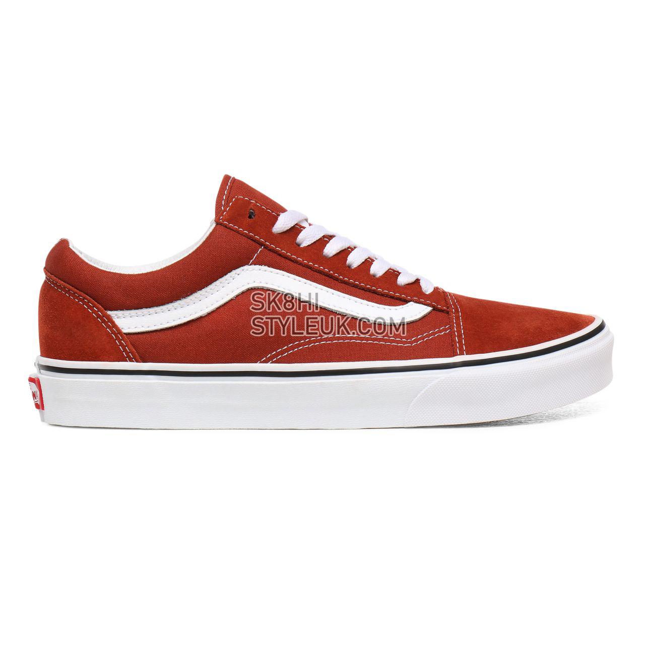 Vans Old Skool Red Classic Mens Womens - Picante/True White VN0A4U3BWK8 Shoes