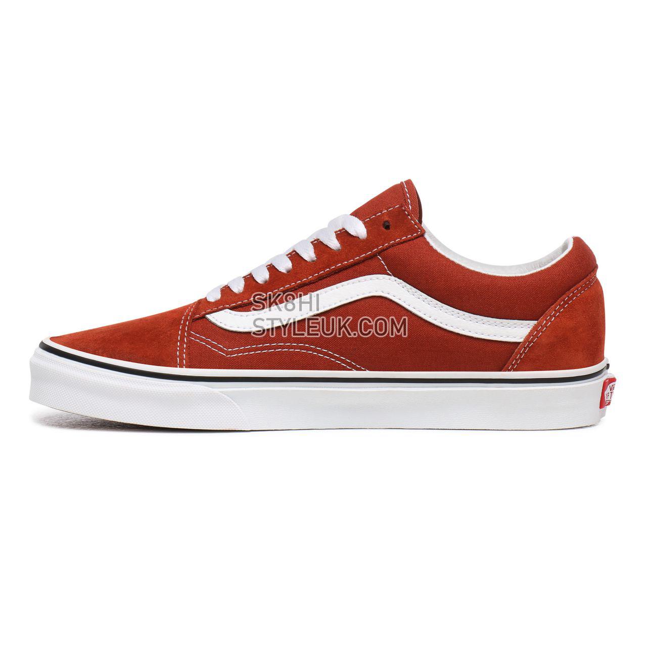 Vans Old Skool Red Classic Mens Womens - Picante/True White VN0A4U3BWK8 Shoes