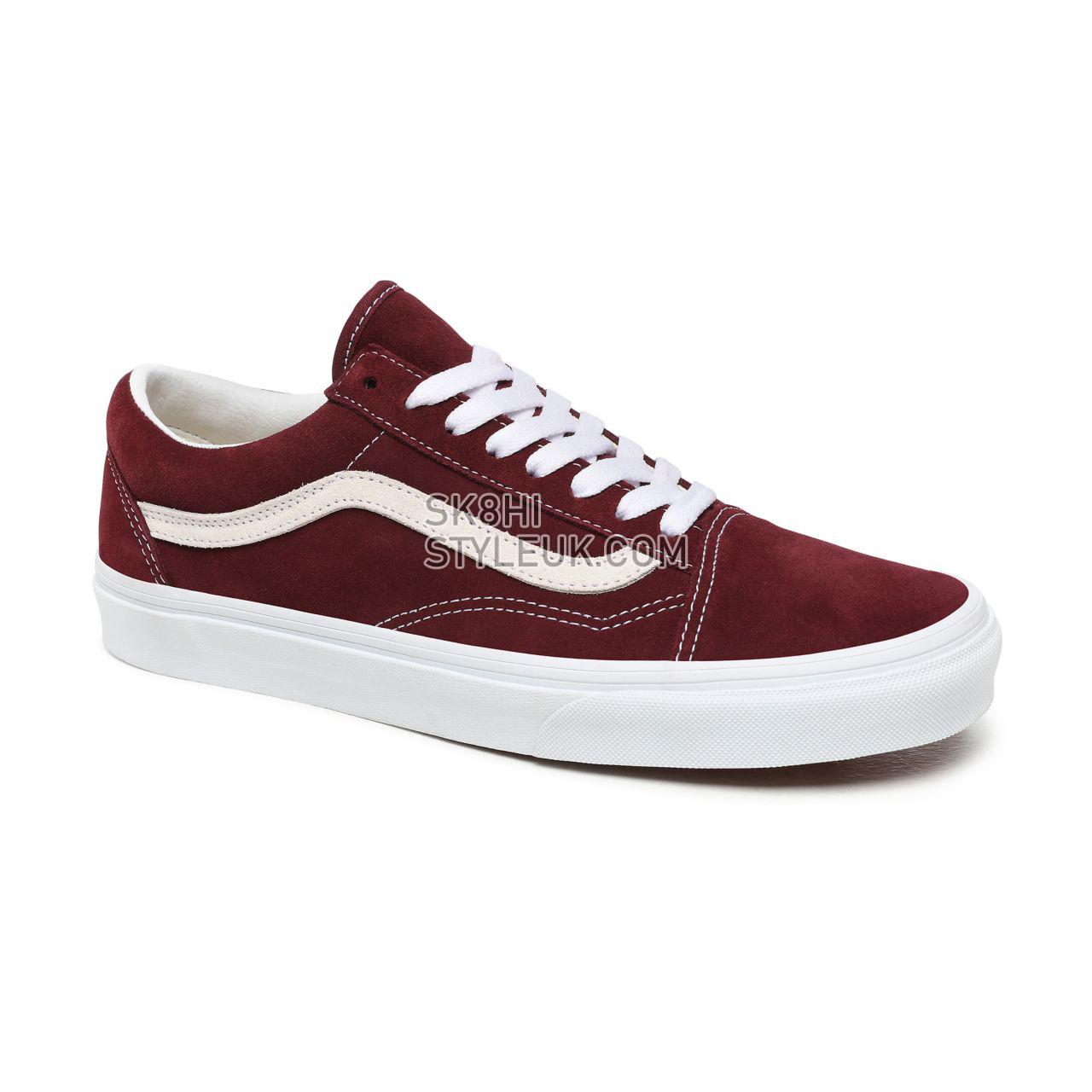 Vans Suede Old Skool Red Classic Mens Womens - (Suede) Port Royale VN0A4U3B6DZ Shoes