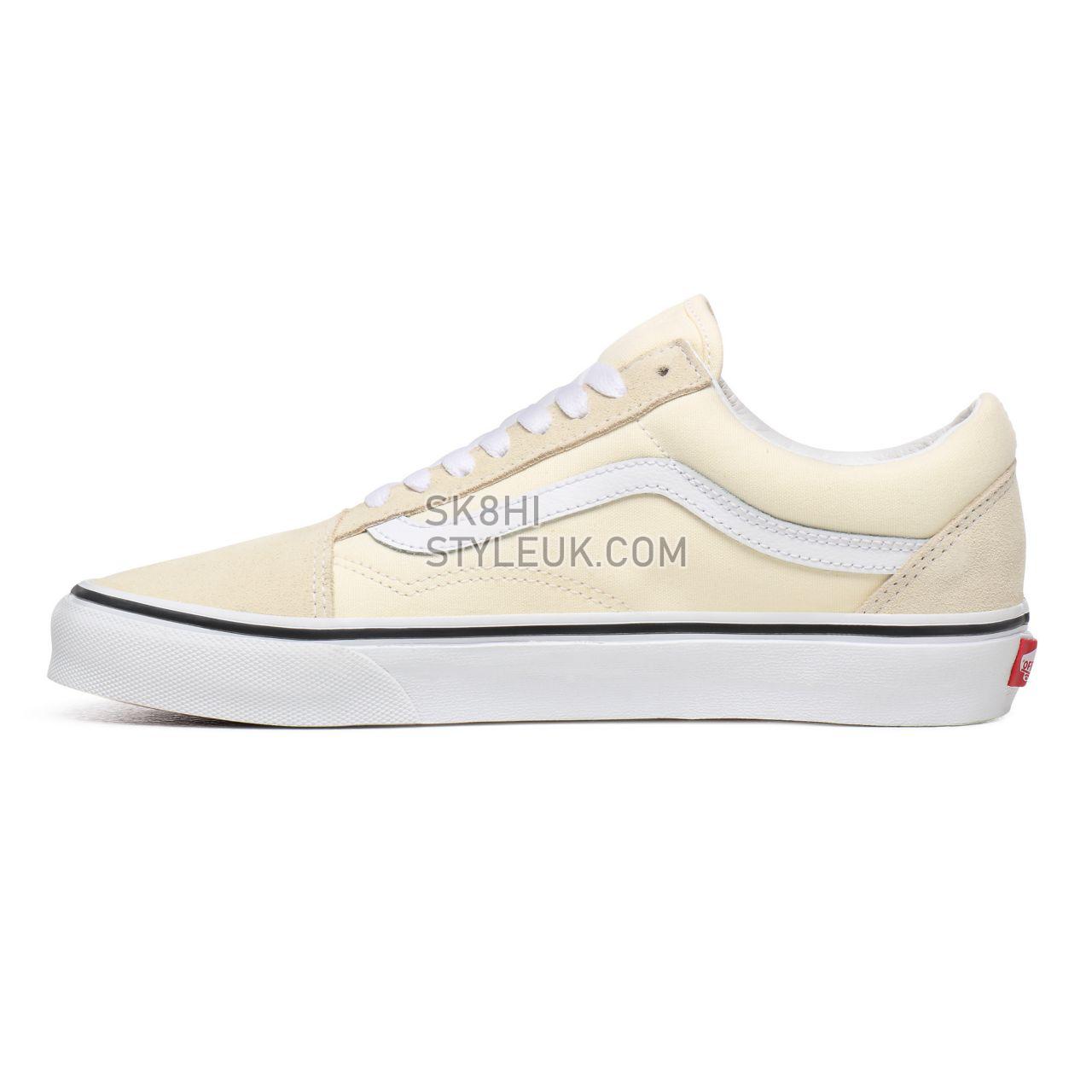 Vans Old Skool White Classic Mens Womens - Classic White/True White VN0A4U3BFRL Shoes