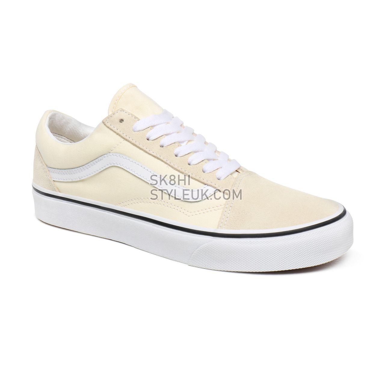 Vans Old Skool White Classic Mens Womens - Classic White/True White VN0A4U3BFRL Shoes