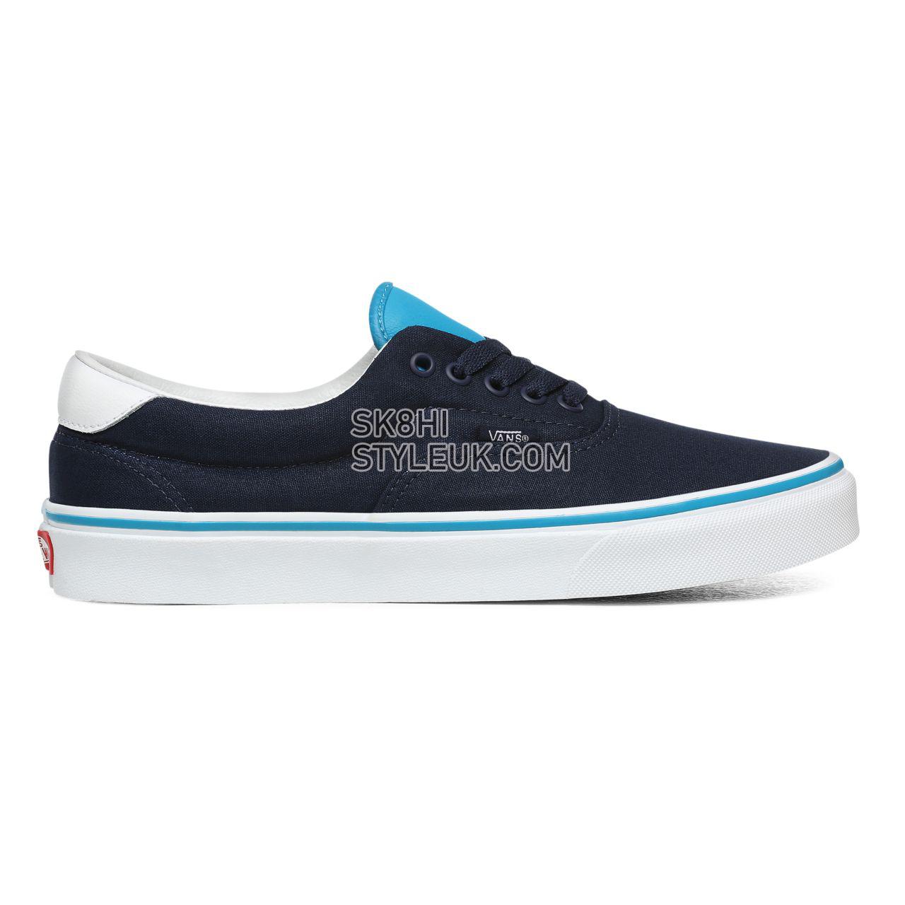 Vans C&L Era 59 Navy Classic Mens Womens - (C&L) Dress Blues/Caribbean Sea VN0A4U3AX48 Shoes