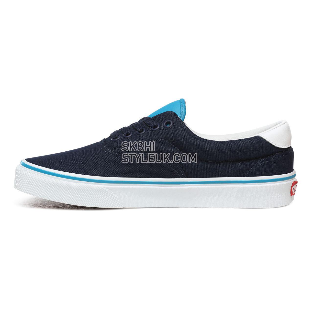 Vans C&L Era 59 Navy Classic Mens Womens - (C&L) Dress Blues/Caribbean Sea VN0A4U3AX48 Shoes