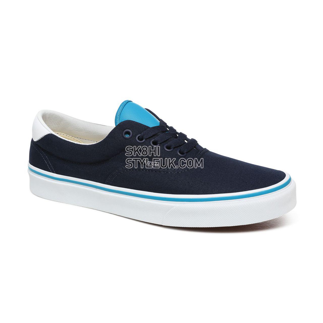 Vans C&L Era 59 Navy Classic Mens Womens - (C&L) Dress Blues/Caribbean Sea VN0A4U3AX48 Shoes