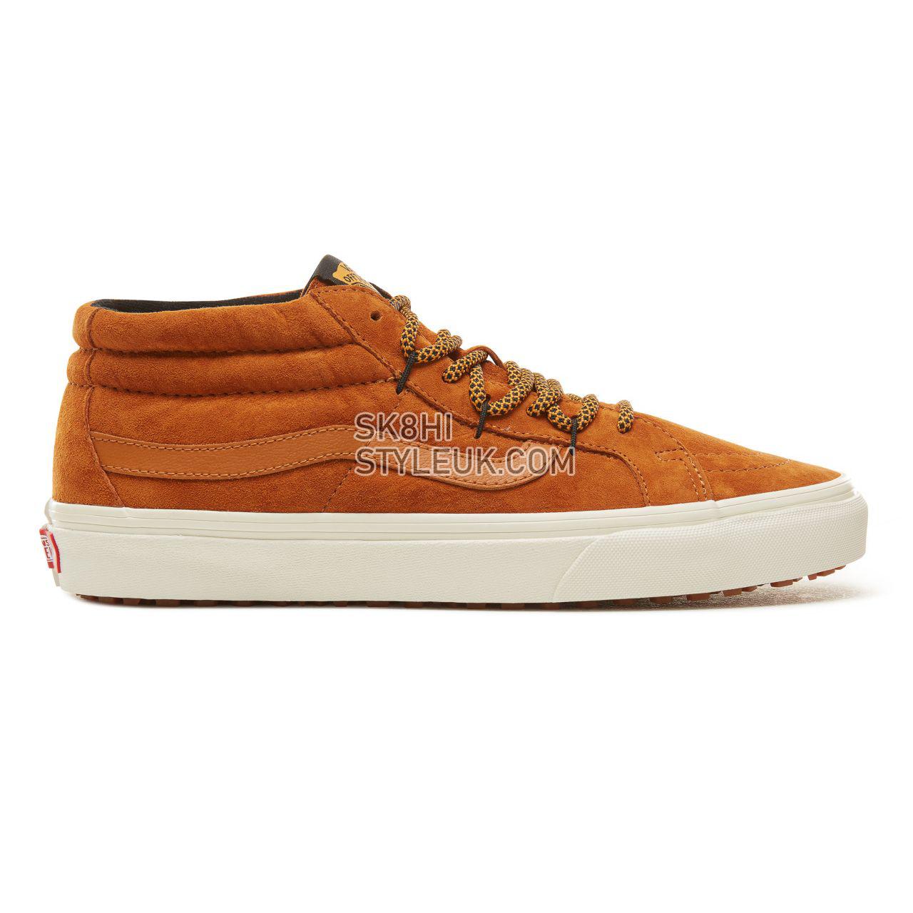 Vans Sk8-Mid Reissue Ghillie MTE Classic Mens Womens - (Mte) Sudan Brown/Marshmallow VA3TKQUCS Shoes