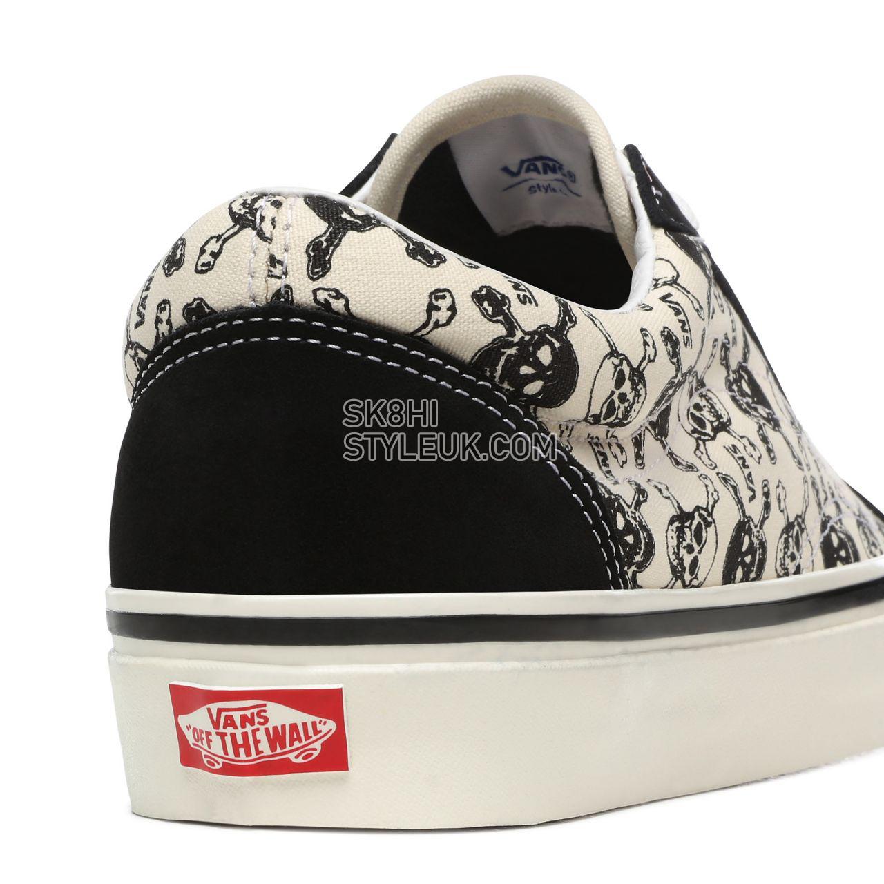 Vans Anaheim Factory Old Skool 36 DX Black Classic Mens Womens - (Anaheim Factory) Og Skulls/Og Black/Og White VN0A38G2X7Y Shoes