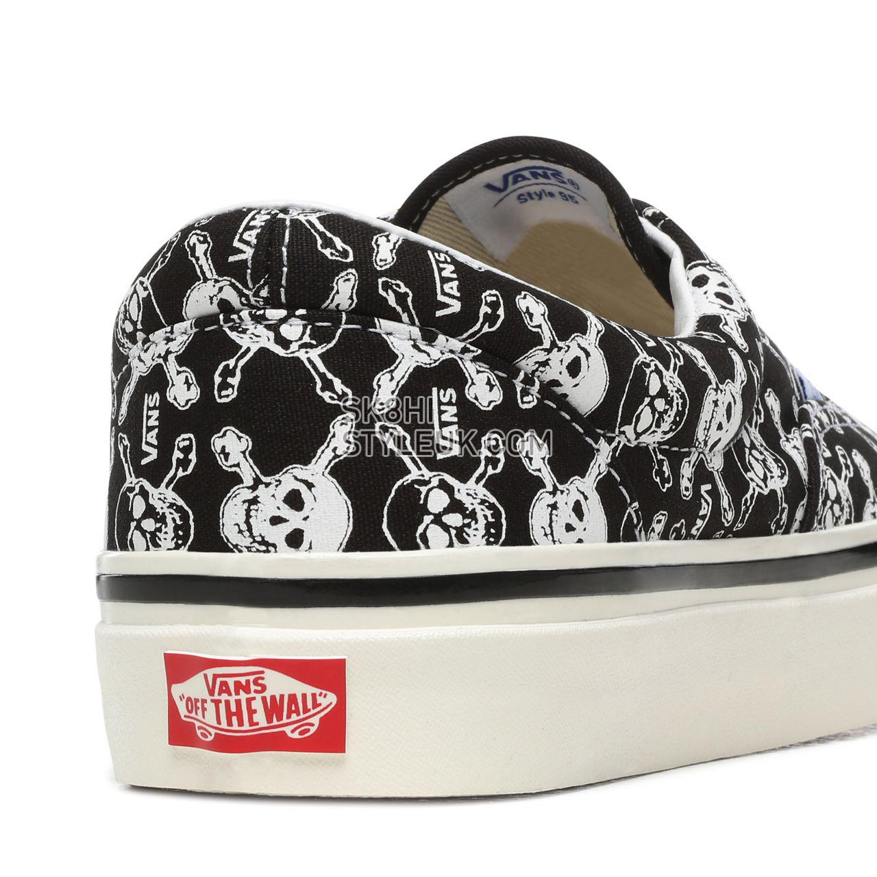 Vans Anaheim Factory Era 95 DX Black Classic Mens Womens - (Anaheim Factory) Og Skulls/Og Black/Og White VN0A2RR1X7Y Shoes