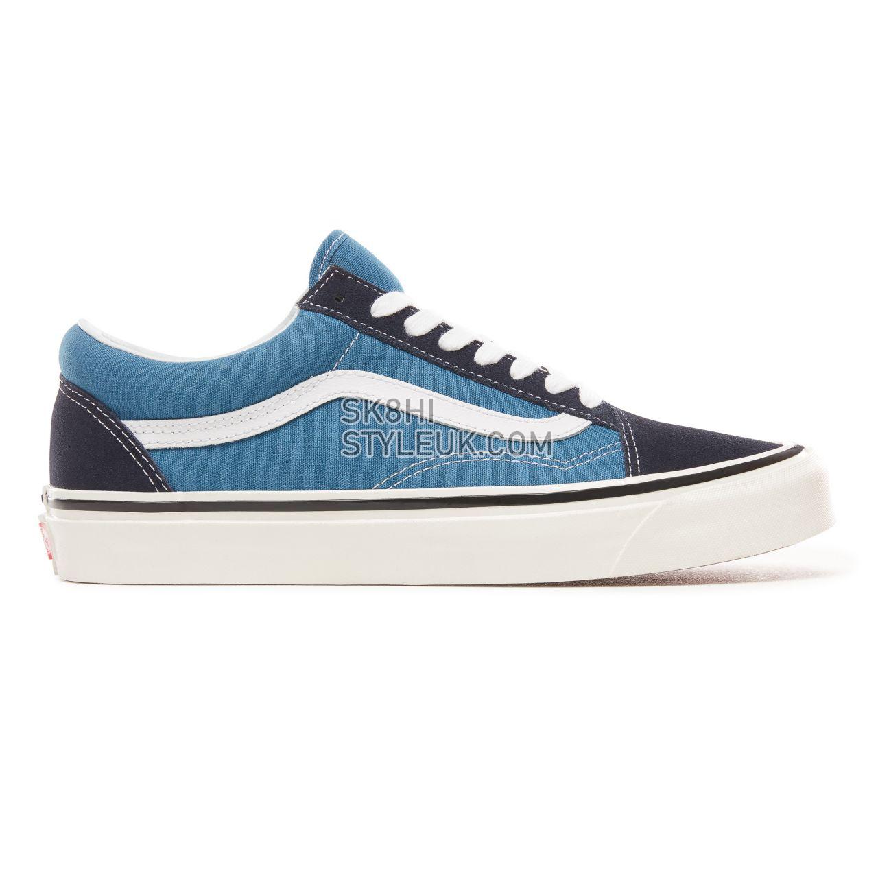 Vans Anaheim Factory Old Skool 36 DX Blue Classic Mens Womens - (Anaheim Factory) Og Navy/Og Stv Navy VN0A38G2SU0 Shoes