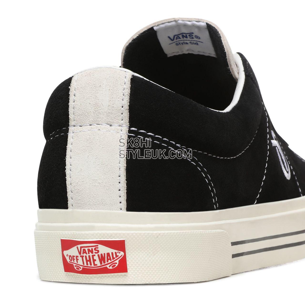 Vans Anaheim Factory Sid DX Black Classic Mens Womens - (Anaheim Factory) Og Black/Og White VN0A4BTXXIA Shoes