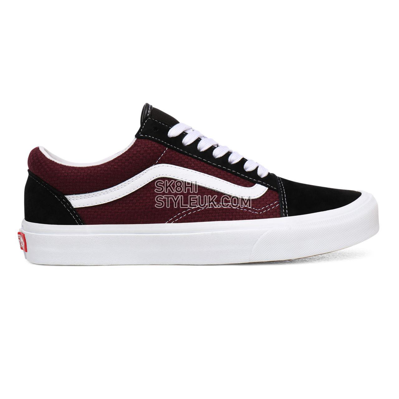 Vans P&C Old Skool Black Classic Mens Womens - (P&C) Black/Port Royale VN0A4U3BWT9 Shoes