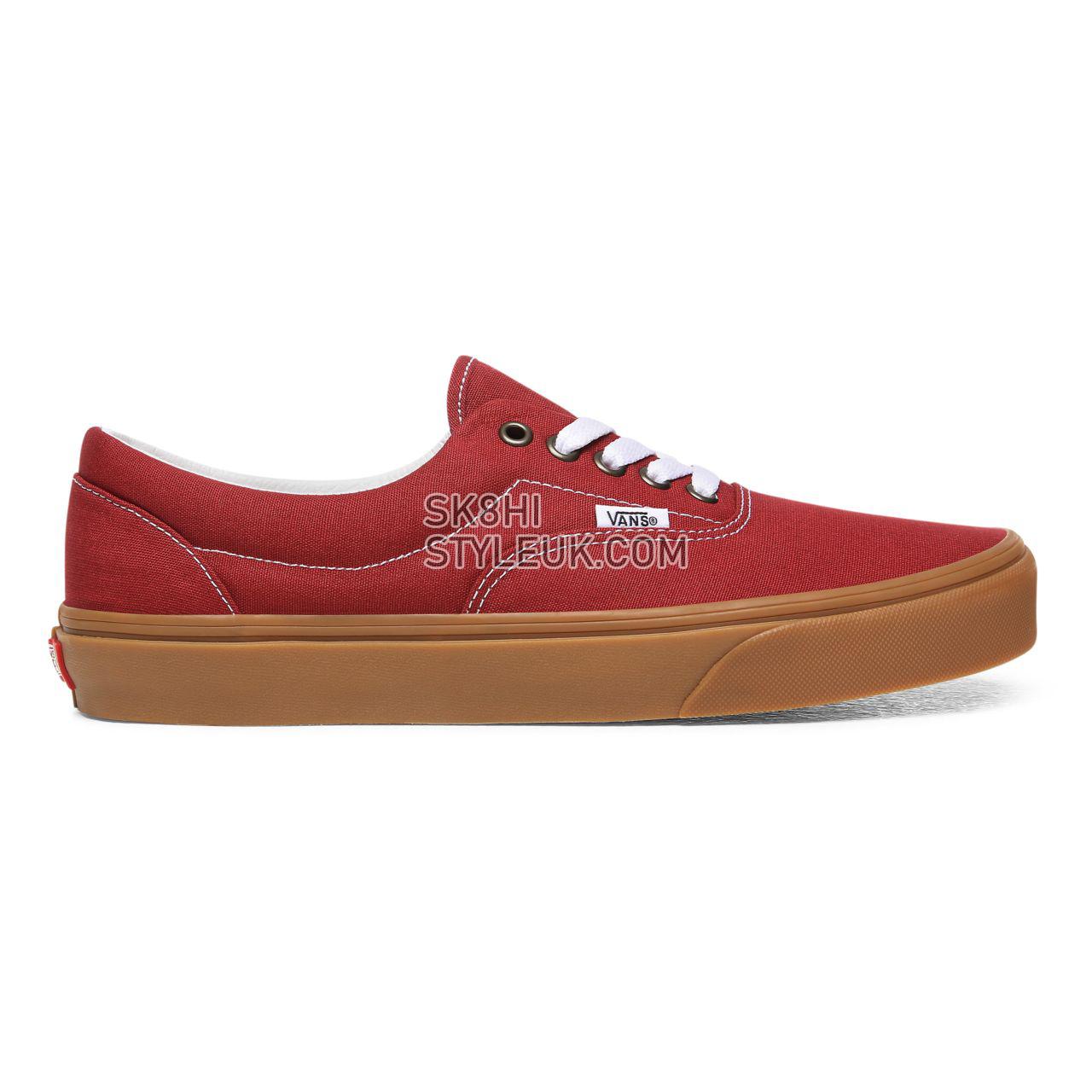 Vans Gum Era Red Classic Mens Womens - (Gum) Rosewood/True White VN0A4U39WZ0 Shoes