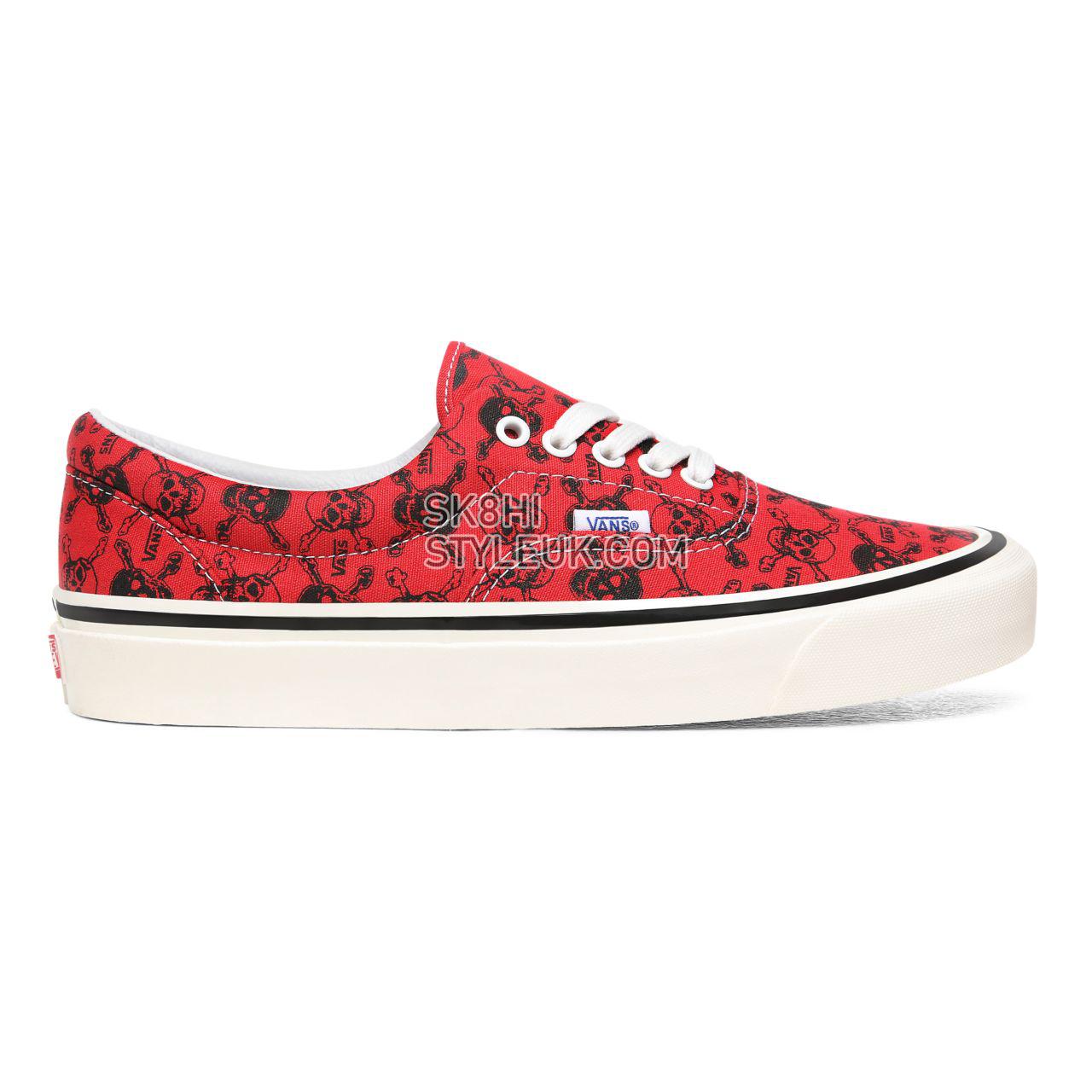 Vans Anaheim Factory Era 95 DX Red Classic Mens Womens - (Anaheim Factory) Og Skulls/Og Red/Og Black VN0A2RR1X7Z Shoes