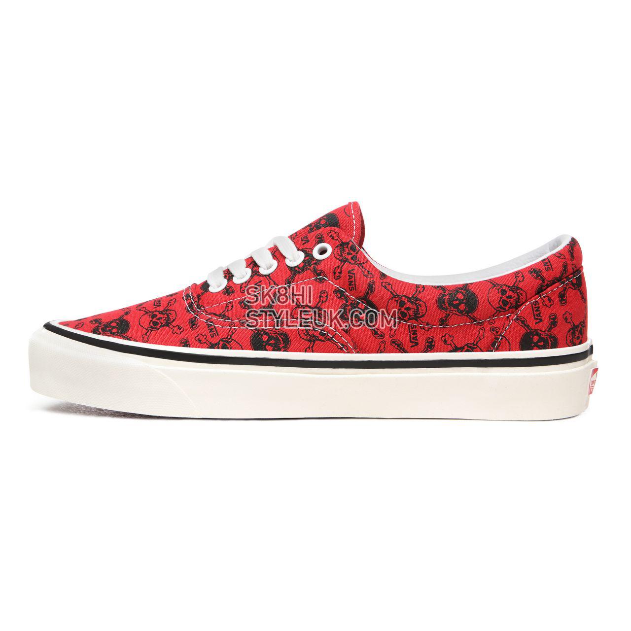 Vans Anaheim Factory Era 95 DX Red Classic Mens Womens - (Anaheim Factory) Og Skulls/Og Red/Og Black VN0A2RR1X7Z Shoes