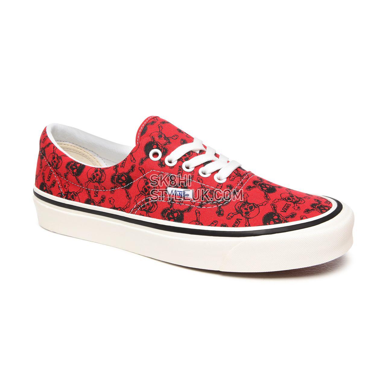 Vans Anaheim Factory Era 95 DX Red Classic Mens Womens - (Anaheim Factory) Og Skulls/Og Red/Og Black VN0A2RR1X7Z Shoes