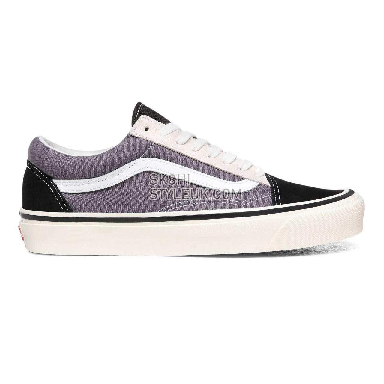 Vans Anaheim Factory Old Skool 36 DX Grey Classic Mens Womens - (Anaheim Factory) Og Black/Og Gray/Og White VN0A38G2XFI Shoes