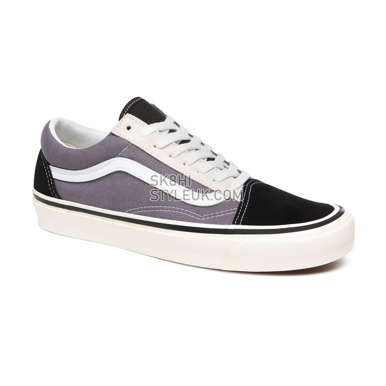 Vans Anaheim Factory Old Skool 36 DX Grey Classic Mens Womens - (Anaheim Factory) Og Black/Og Gray/Og White VN0A38G2XFI Shoes