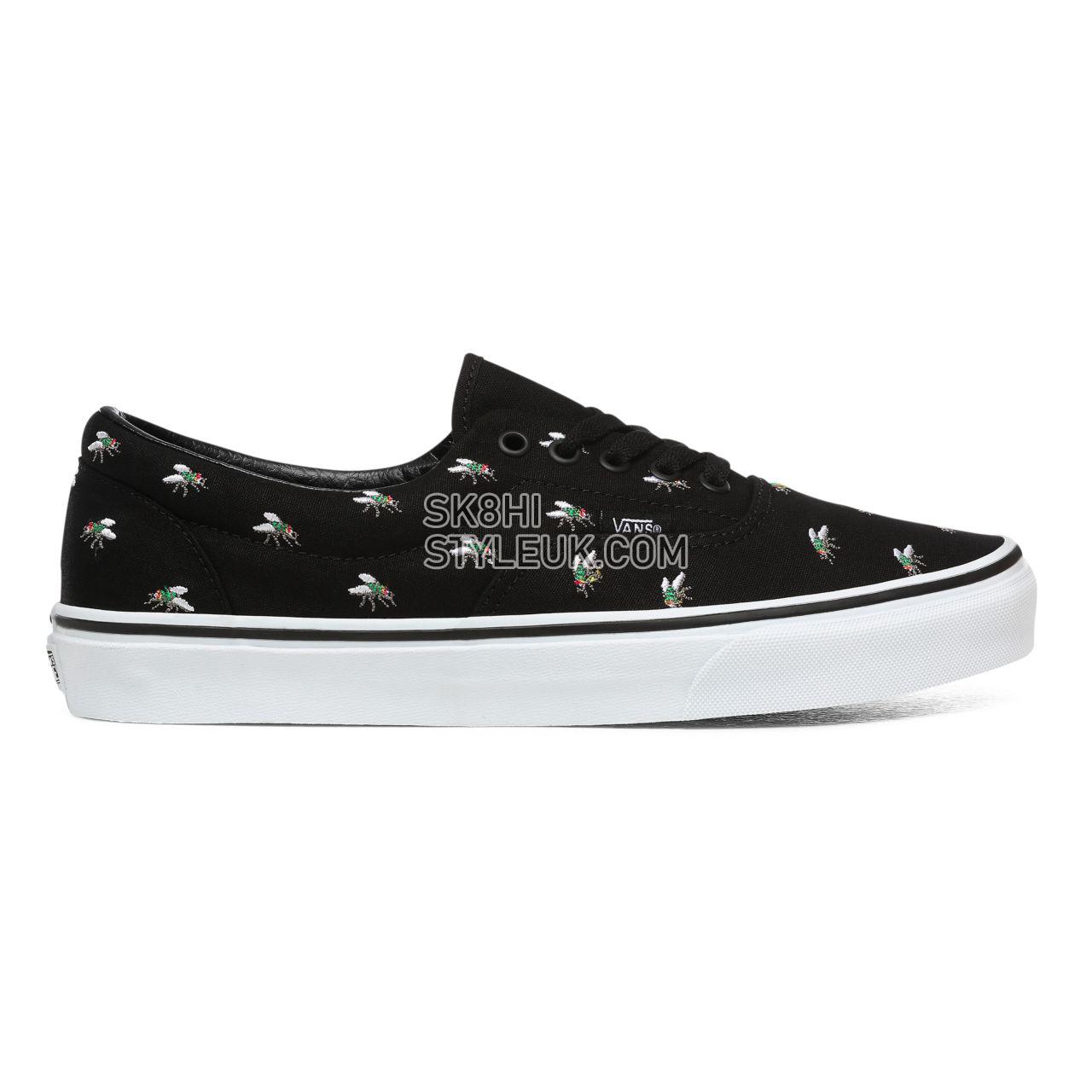 Vans Trap Fly Era Black Classic Mens Womens - (Trap Fly) Black/True White VN0A4U39WZW Shoes