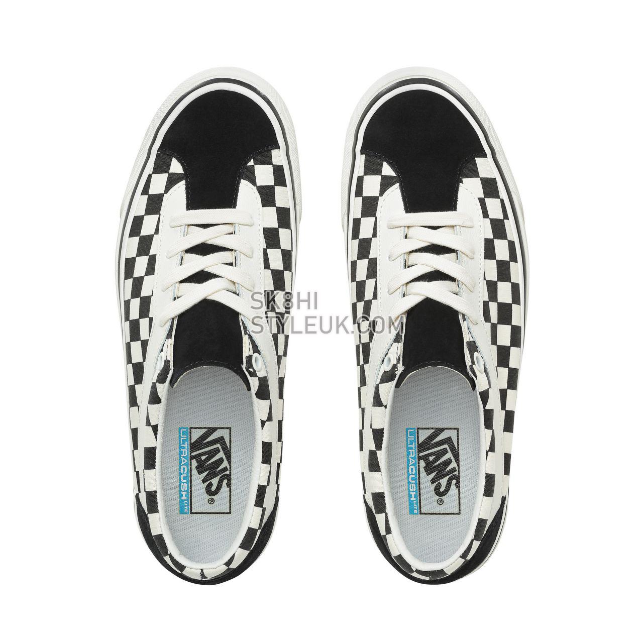 Vans Checkerboard Bold NI Black Classic Mens Womens - (Checkerboard) Black/Marshamllow VN0A3WLPR6R Shoes